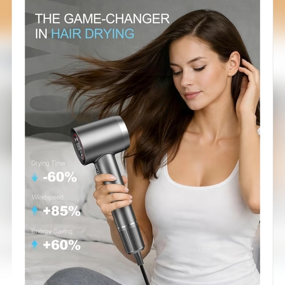 Cosy Companions Hair Dryer - Negative Ionic Blow Dryer w/ 150000 RPM High Speed - Picture 5 of 11
